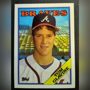 1988 Topps Tom Glavine Rookie Card #779. Card Is In Excellent Condition.